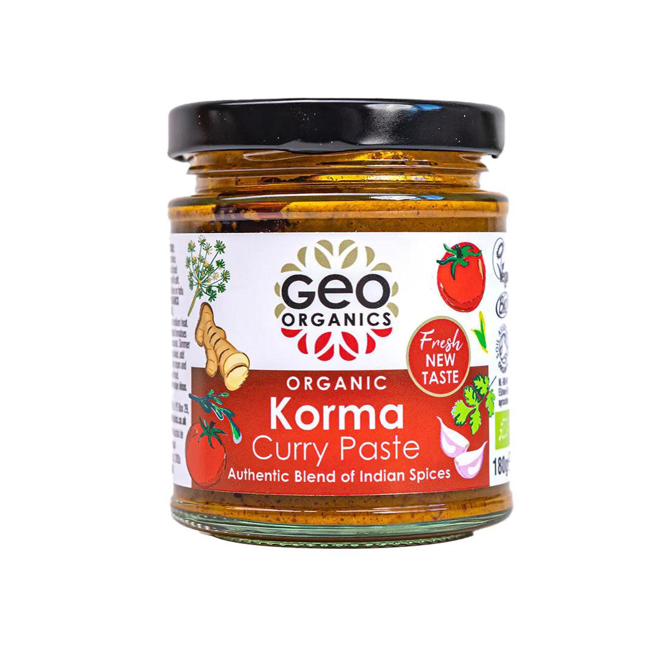 Korma Curry Paste - Geo Organics 180g